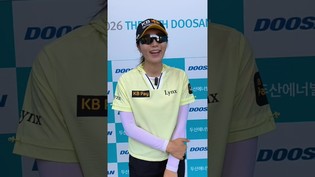[쇼츠인터뷰] '철녀' 안송이, 3년 연속 두산매치플레이 16강 "누가 와도 이기겠다는 마음으로 칠래요"